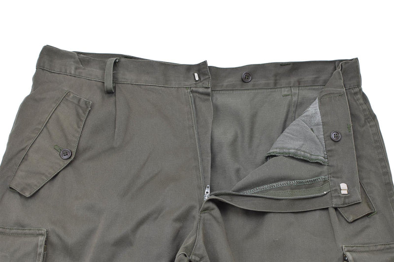 Pantalon de travail militaire italien original, pantalon cargo renforcé pour uniforme de travail