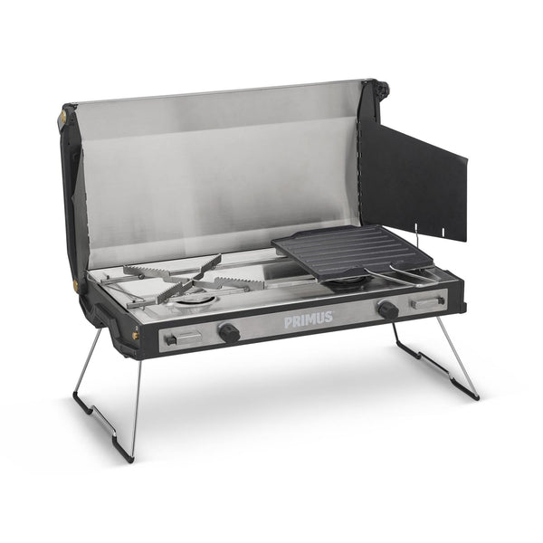 Réchaud d'extérieur Primus Tupike à double brûleur à gaz, plaque de cuisson portable pour camping et randonnée