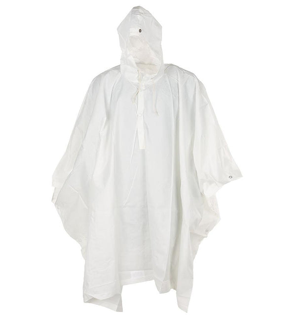 Véritable cape à capuche poncho camouflage blanc de l'armée suisse d'hiver camouflage militaire NEUF