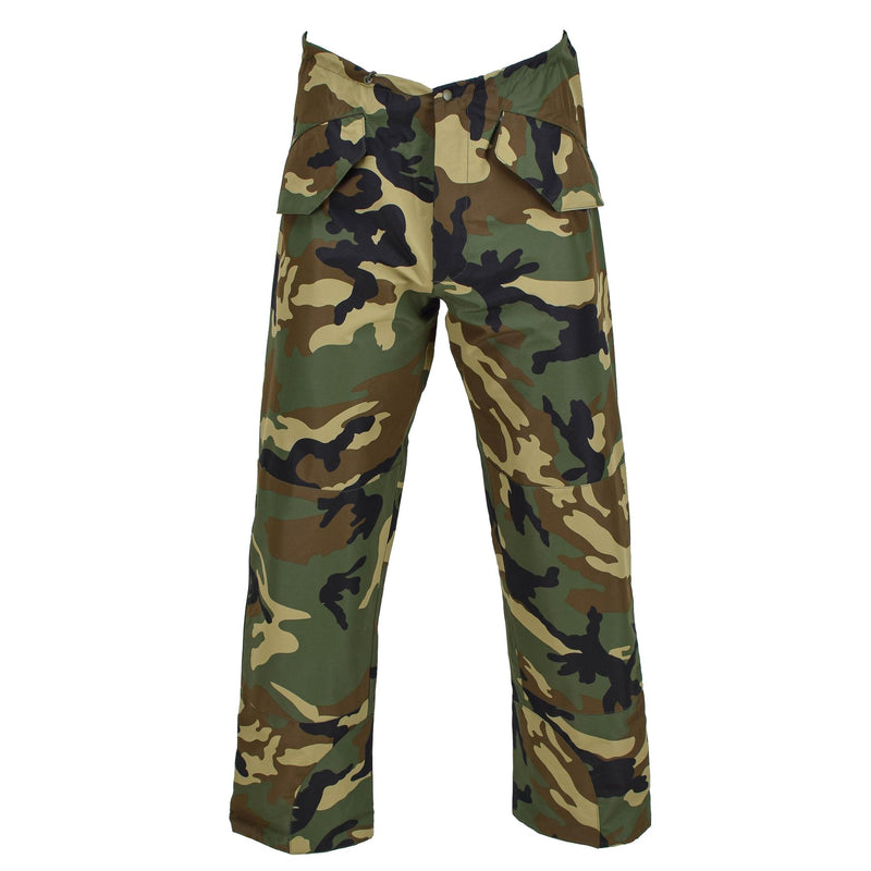 Pantalon de style militaire pour temps froid MIL-TEC, imperméable, coupe-vent, bretelles amovibles