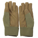Gants tactiques militaires danois originaux hiver isolés en polycoton marron sable