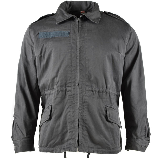Veste originale de l'armée danoise M71 Short Cut, surplus militaire gris du Danemark