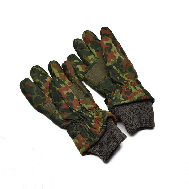 Gants d'hiver Thinsulate de marque Woodland Flecktarn Olive Camouflage