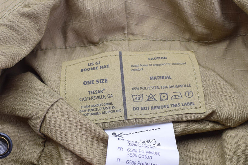Chapeau de camping léger en ripstop de style militaire de marque Mil-Tec