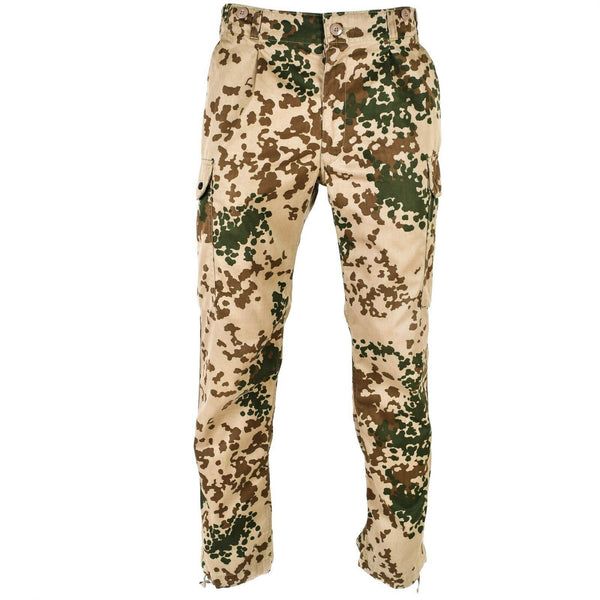 Pantalon de camouflage tropical authentique de l'armée allemande pour le désert