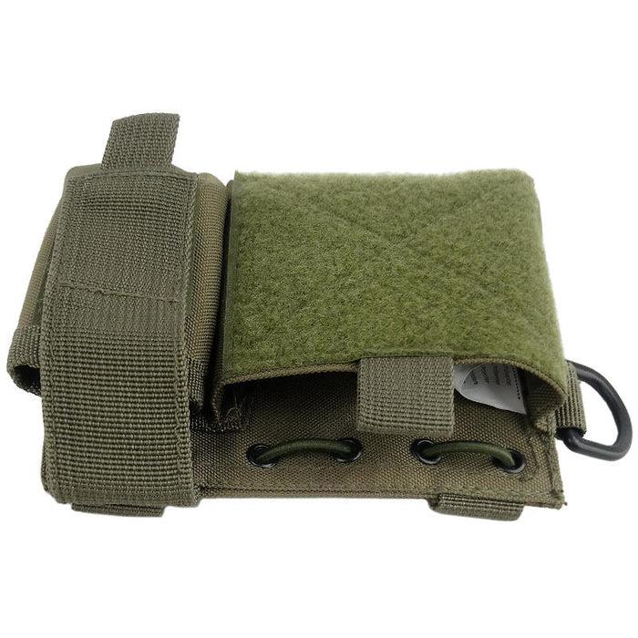 Pochette MIL-TEC ADMIN avec attache molle, lampe de poche, stylo, poche pour ordinateur portable, olive