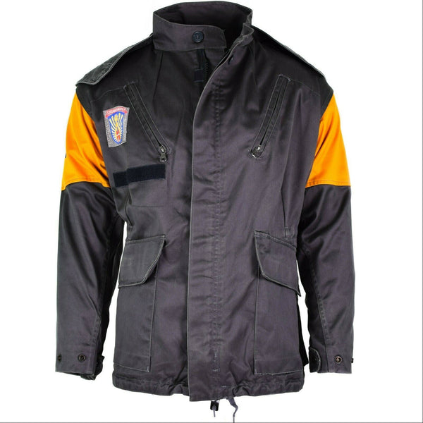 Veste de combat originale de l'armée danoise M84, surplus de terrain gris de la défense civile danoise
