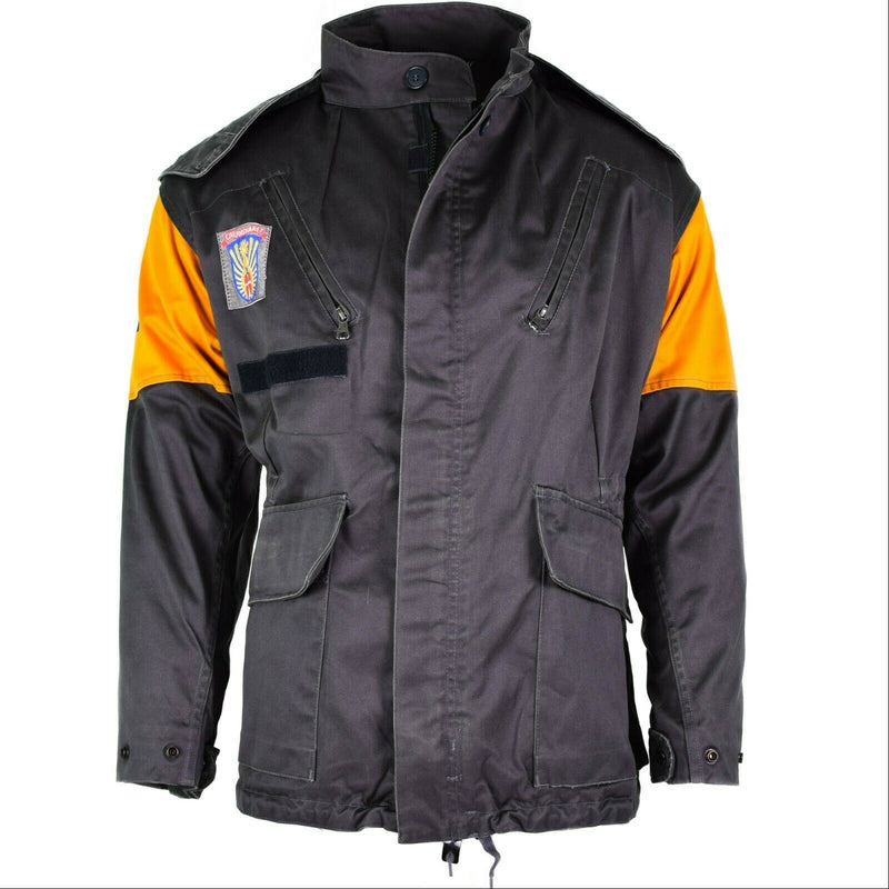 Veste de combat originale de l'armée danoise M84, surplus de terrain gris de la défense civile danoise