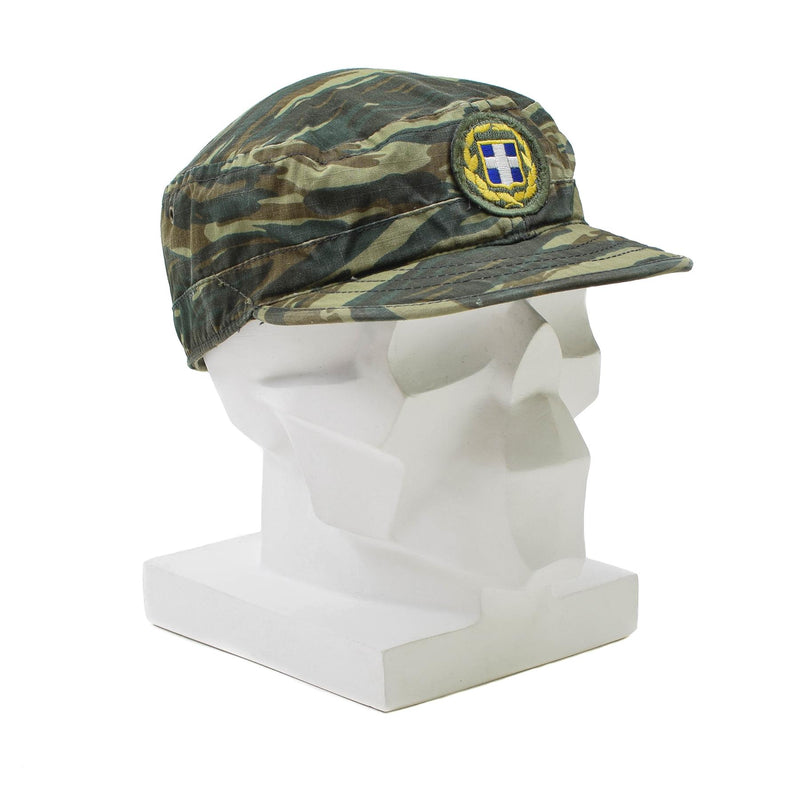 Casquette militaire légère d'été de camouflage de lézard de troupes de campagne de l'armée grecque originale