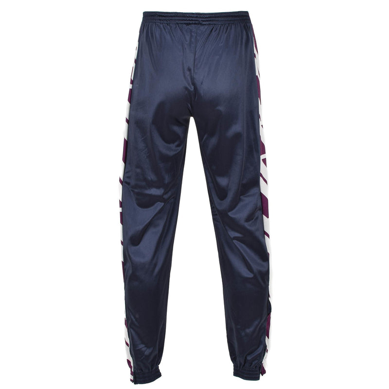 Pantalon de survêtement d'école militaire français original pantalon de sport rayé course randonnée