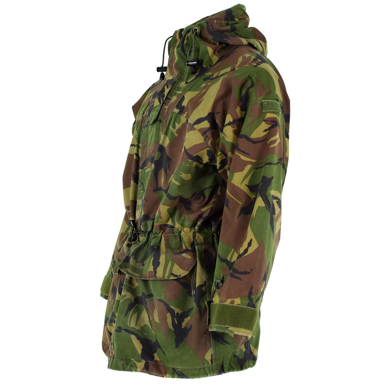 Véritable veste de combat de l'armée néerlandaise DPM goretex imperméable camouflage surplus parka