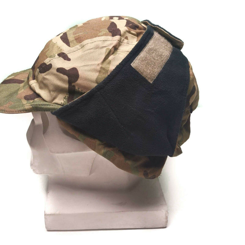 Casquette Gore Tex imperméable et authentique de l'armée britannique MTP Camo doublée pour temps froid