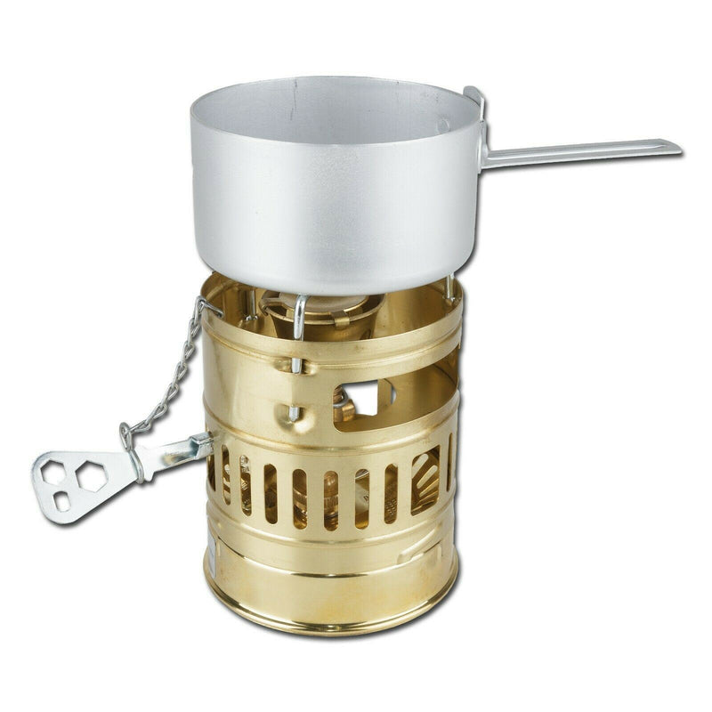 OPTIMUS SVEA Cuisinière à gaz classique blanche Brûleur à gaz Essence Laiton massif Peut contenir du carburant