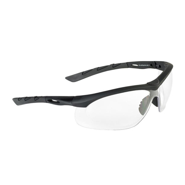 Lunettes de protection tactique de qualité SWISS EYE Lancer, verres transparents antibuée