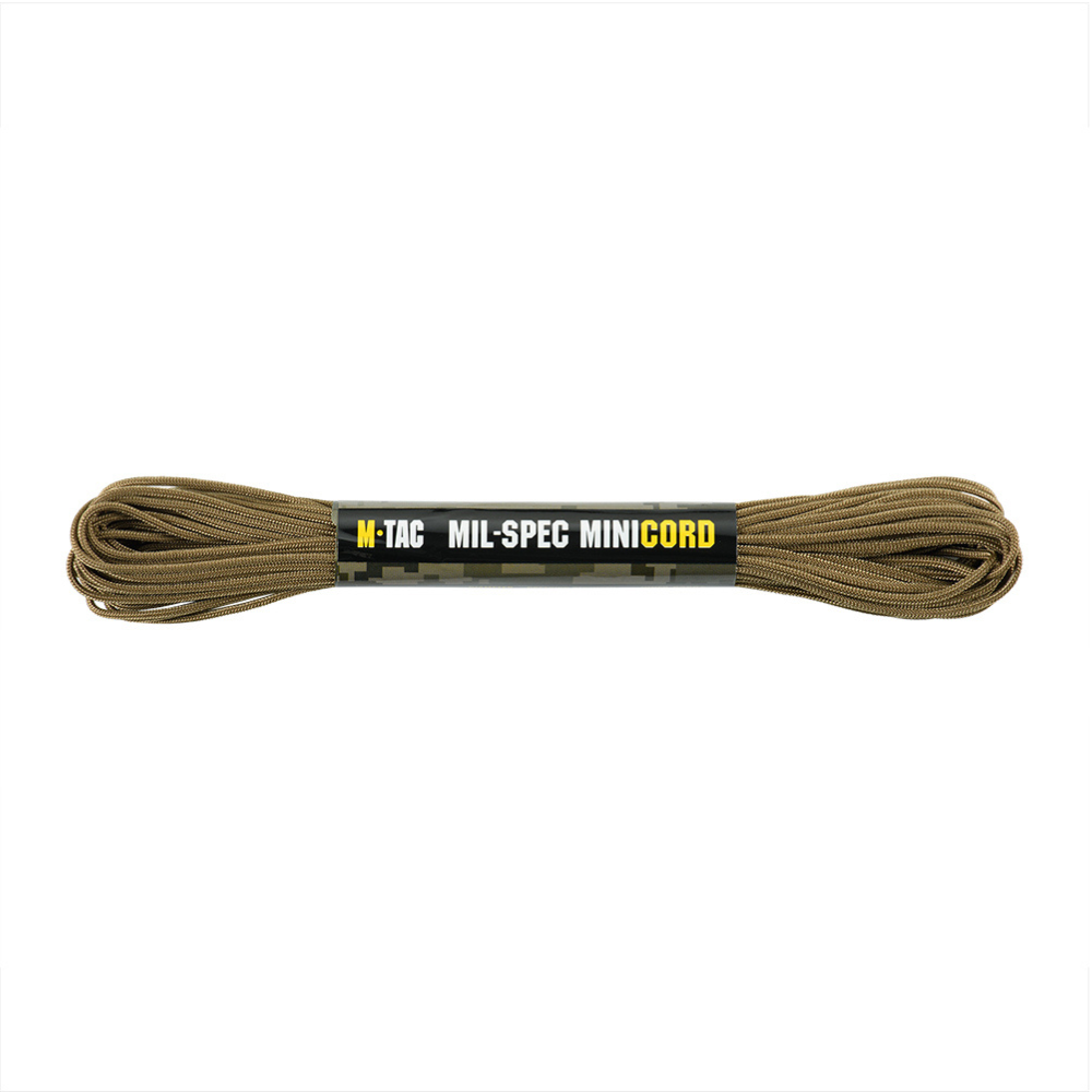 M-TAC Minicord Paracord 2,2 mm 15 m Cordon utilitaire extérieur en nylon MIL-SPEC