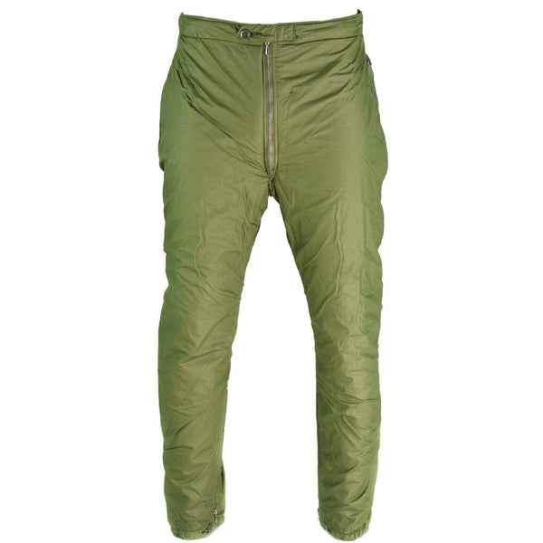 Pantalon de l'armée suédoise authentique isolé OD vert Pantalon thermique pour temps froid