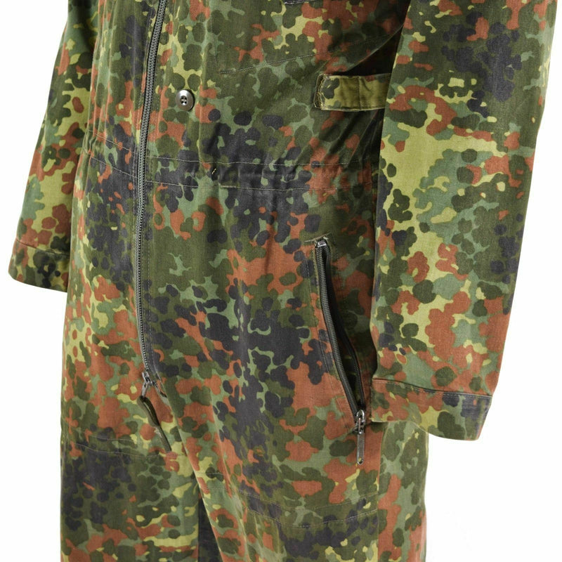 Combinaison de combat originale de l'armée allemande, combinaison de camouflage flecktarn, combinaison de tankiste