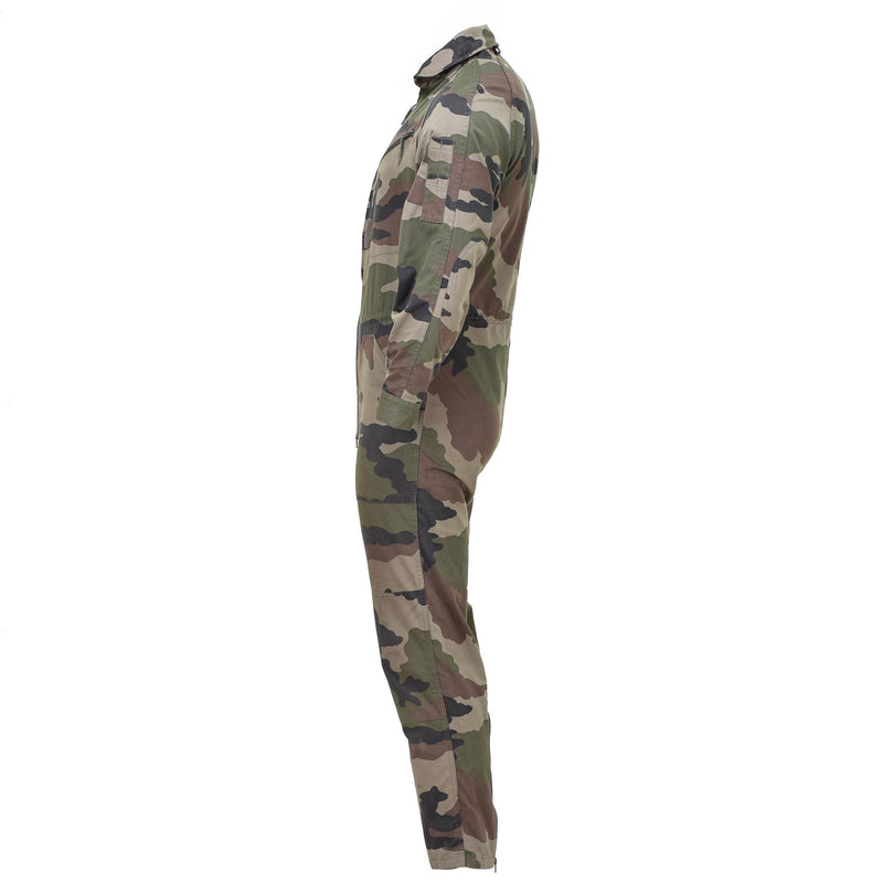 Combinaison de mécanicien originale de l'armée française coupe ample élastique camouflage CCE