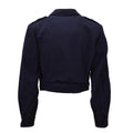 Veste Originale Armée Française M47 IKE Laine Fermeture Bouton Vintage Bleu