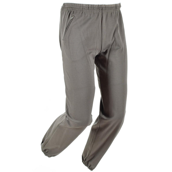 Pantalon d'entraînement de l'armée autrichienne authentique, survêtement de sport militaire vintage olive NEUF