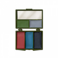 Pentagone 5 couleurs peinture pour le visage Camouflage boîtier étanche miroir Kit extérieur