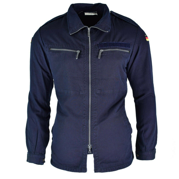 Véritable veste de marine de l'armée allemande bleue résistante au feu en aramide marine Forces navales