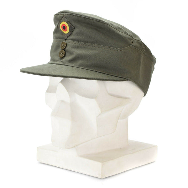 Véritable casquette militaire tactique de l'armée allemande d'origine olive OD pour homme NEUF
