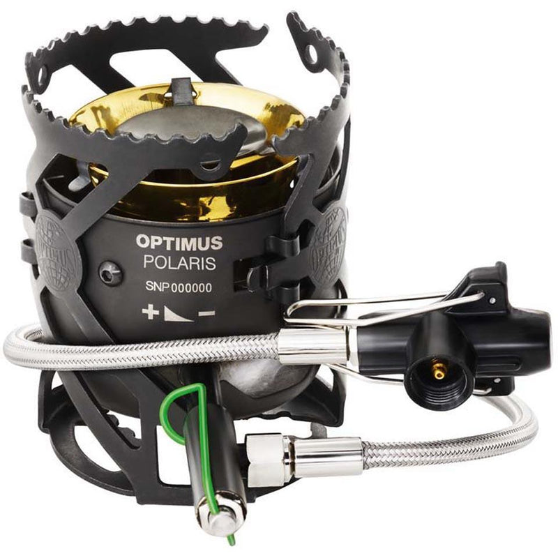 Réchaud de camping Optimus Polaris pliable et léger avec bouteille de carburant de 0,4 L