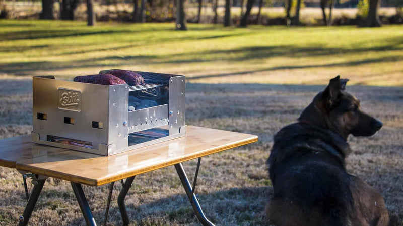 Ensemble de cuisson pour pique-nique en plein air compact et pliable pour barbecue au charbon de bois de marque ESBIT