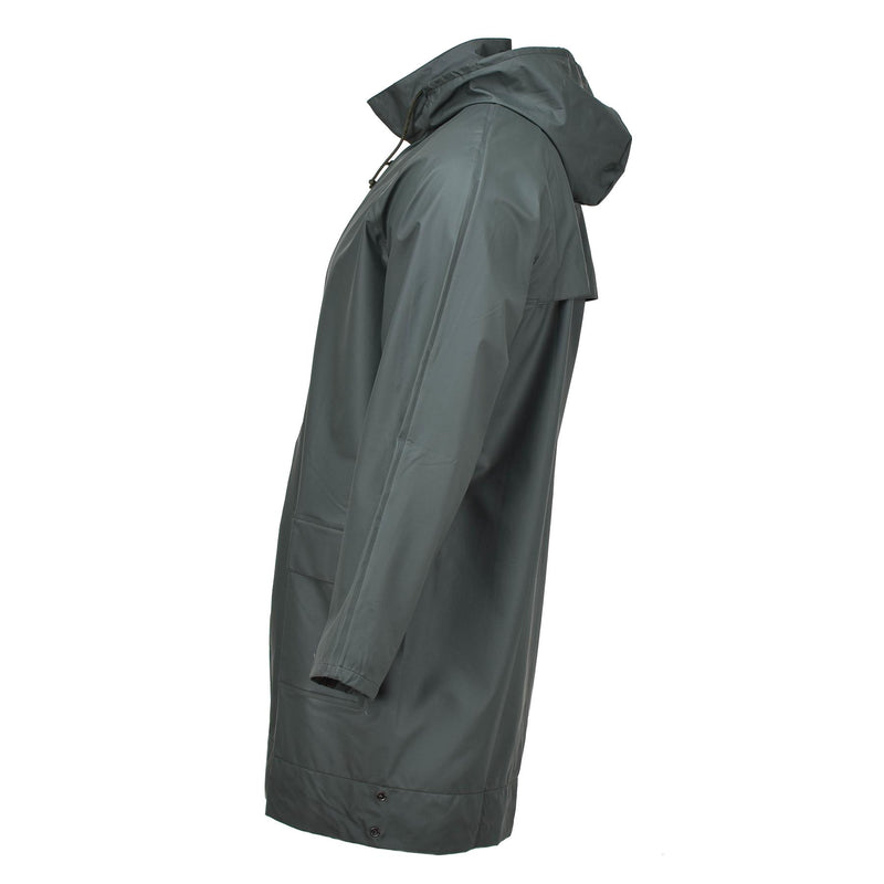 Véritable veste de pluie de l'armée belge imperméable et légère pour temps humide olive NEUF