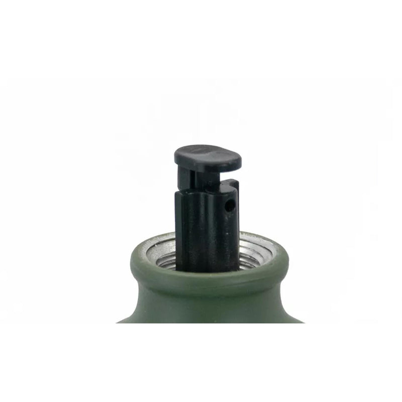 Bouteille de carburant liquide en aluminium BRS de 1 litre avec bouchon à vis léger olive NEUF