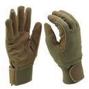 Gants tactiques militaires danois originaux hiver isolés en polycoton marron sable