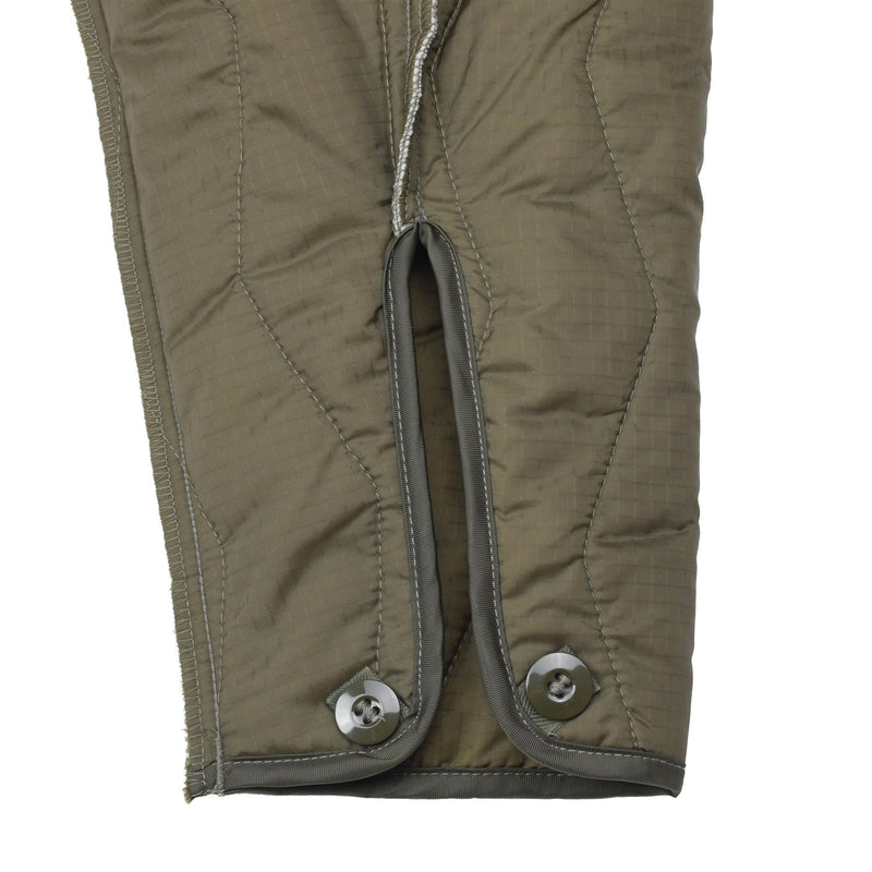 Combinaison militaire allemande originale avec doublure matelassée, combinaison d'hiver, doublure olive, NEUF