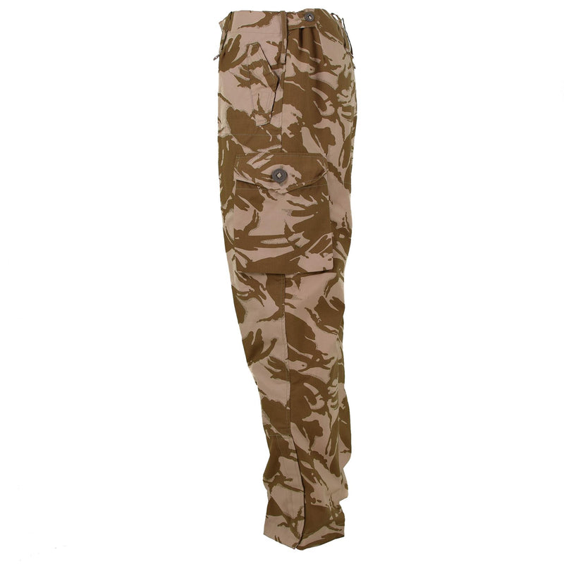 Pantalon de l'armée britannique d'origine pour les troupes de campagne du désert DP, pantalon de combat coupe-vent BDU