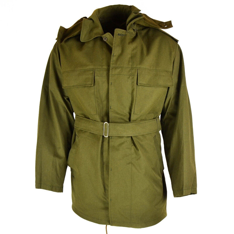 Parka de campagne d'origine de l'armée tchèque M85 Veste d'hiver à capuche avec doublure NEUF