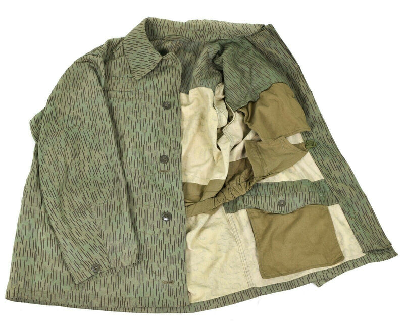 Veste de combat militaire originale de l'armée tchèque M60 Parka camouflage goutte de pluie 