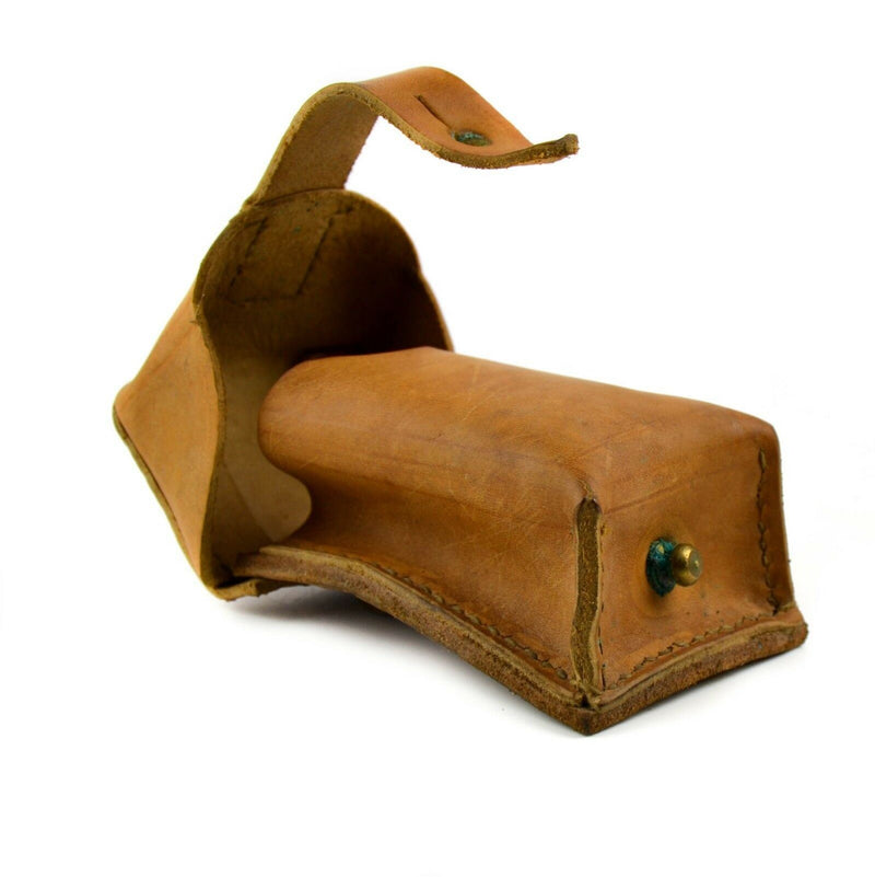 Pochette à munitions en cuir marron d'origine de l'armée tchèque serbe yougoslave