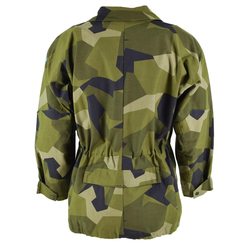 Veste lourde originale de l'armée suédoise M90 ​​avec camouflage éclaté pour troupes militaires sur le terrain NEUF