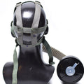 Masque à gaz GP-4 soviétique original des années 1960, kit de surplus militaire vintage en caoutchouc gris