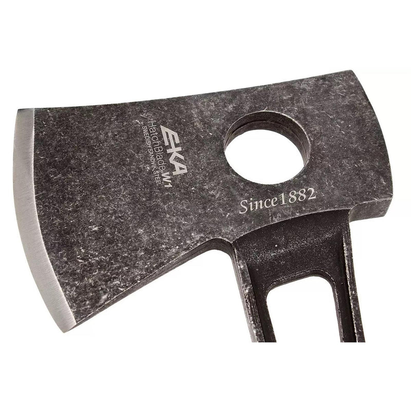 Hache à main EKA HatchBlade W1 de marque EKA, manche léger en G10 noir, acier 12C27