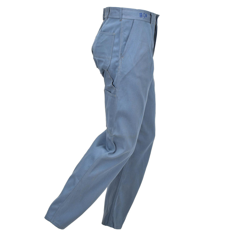 Pantalon militaire danois original pantalon décontracté pour le personnel de l'armée danoise bleu NEUF