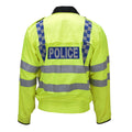 Veste haute visibilité originale des volontaires de la communauté écossaise, vêtements de travail jaunes réfléchissants
