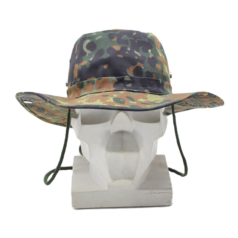Chapeau de style militaire de marque MFH, seau flecktarn, casquette d'été panama jungle, NOUVEAU