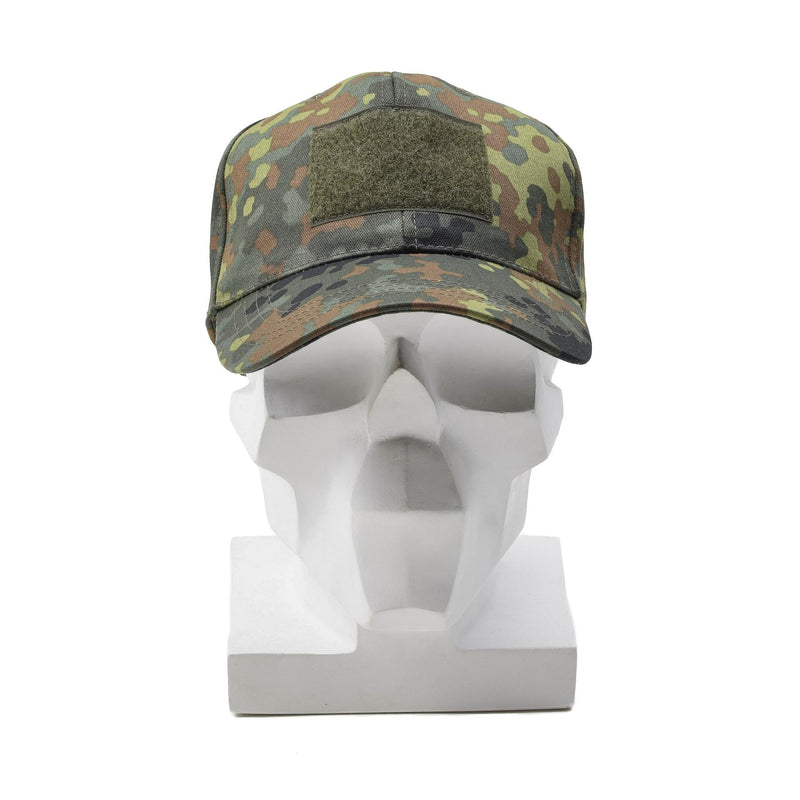 Casquette de baseball militaire Leo Kohler avec visière à visière à motif camouflage BW flecktarn