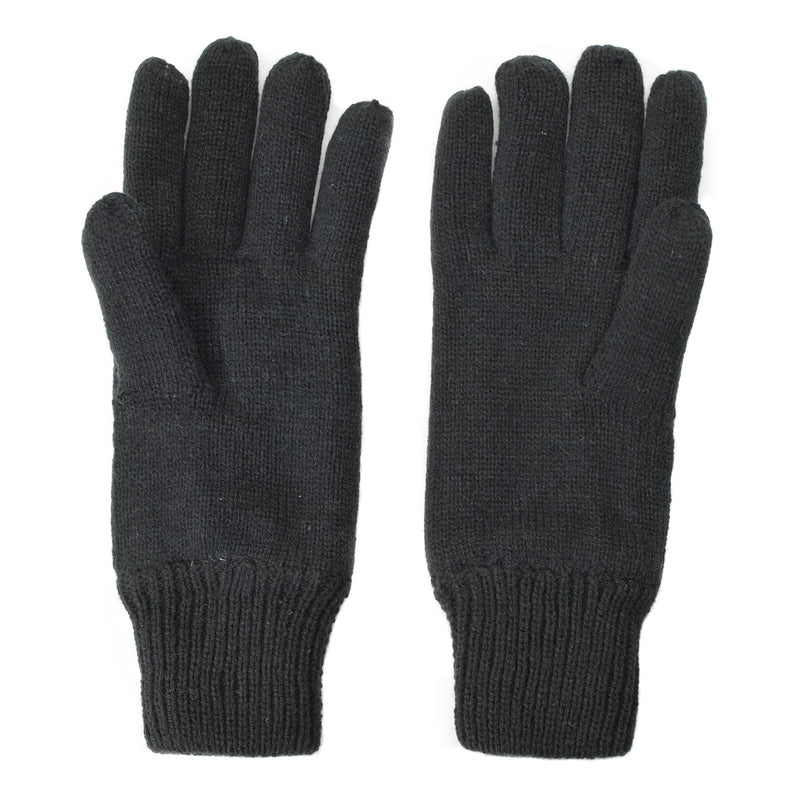 Gants Mil-Tec pour hommes, doublure chaude tricotée THINSULATE™, équipement tactique d'hiver noir