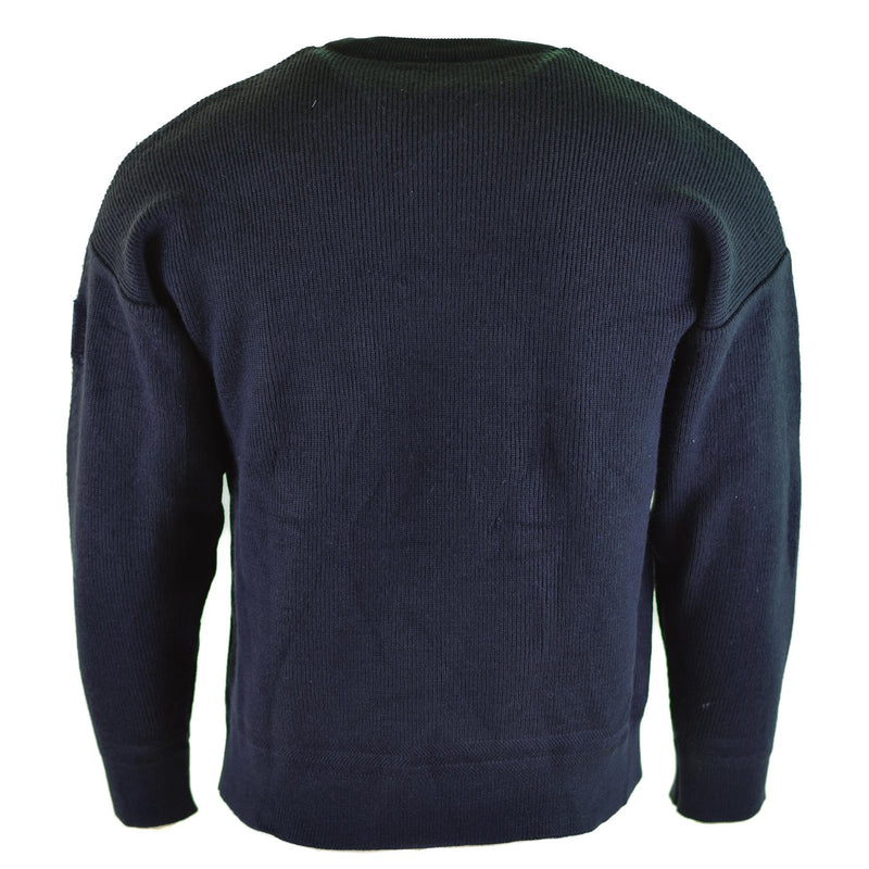 Véritable pull de l'armée française Pull Commando Bleu Pull Militaire Col Rond