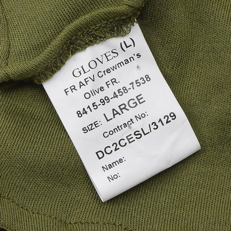 Gants authentiques de l'armée britannique, chauffe-mains olive, gants en fibre résistants au feu, NEUF