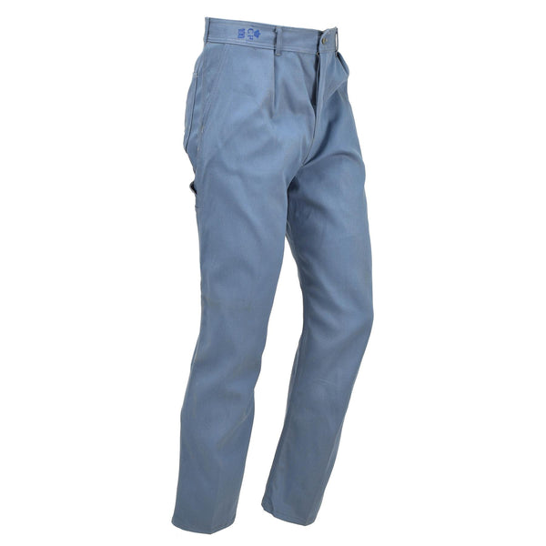 Pantalon militaire danois original pantalon décontracté pour le personnel de l'armée danoise bleu NEUF