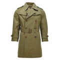 Trench Militaire Espagnol Original Gabardine Formel Field Beige