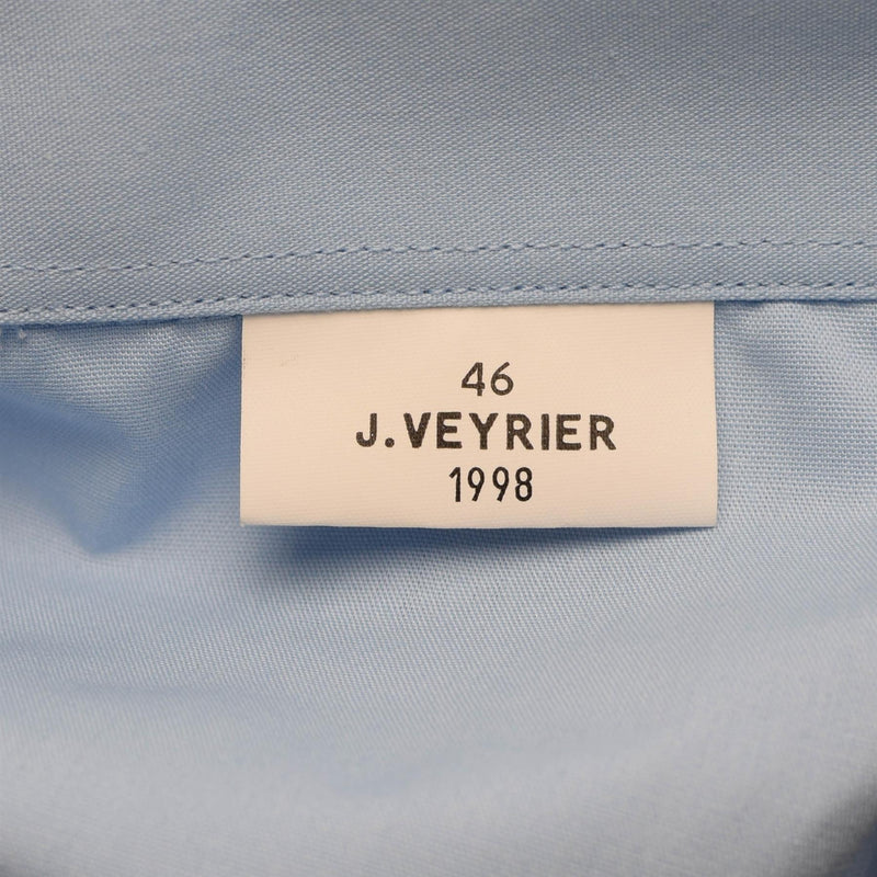 Chemise à manches courtes en coton bleu véritable de la police militaire française Gendarme NEUF